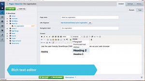 SilverStripe CMS features demo