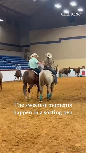 No matter where you’re sorting, once you step in the pen, you’re family. #cinchrsnc #ranchsorting | Ranch Sorting National Championships (RSNC)
