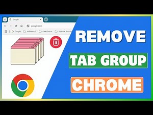 How To Remove Tab Group In Chrome | Delete Tab Group In Google Chrome