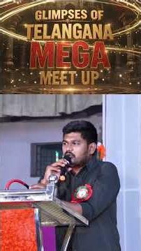 GLIMPSES OF TELANGANA MEGA MEET UP... #shyaminstitute