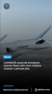 LUMINAIR Orders Nine Cessna Citation Latitude Jets for Europe
