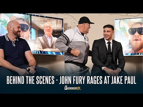 BIG JOHN FURY GOES BERSERK! RAGES AT JAKE PAUL! Media Day Moments with Tyson Fury & Tommy Fury
