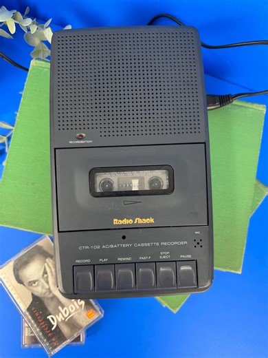 Vintage Radio Shack CTR-102 Cassette Recorder – Portable Analog Tape Player – 90s Retro Lo-fi Gear – Ac/battery Powered - Etsy Ireland