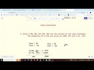 CSE423||Cohen Sutherland Math