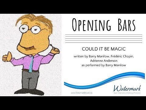 OB ‣ Could It Be Magic - Barry Manilow (Piano Tutorial)