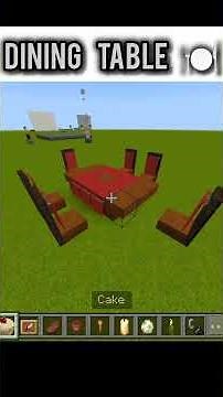 🔨 Easy Minecraft Dining Table Tutorial (Survival Friendly)