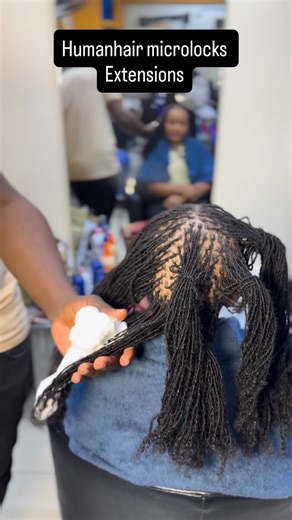 Locs extensions |humanhair |Sisterlocks and Microlocs on Instagram: "Humanhair microlocks extensions. #locticiankhasim #microlocks ##sisterlocksjourney"