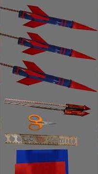 “How to Make Fire Rocket at Home | Paper Rocket for Diwali | Homemade Firework Rocket