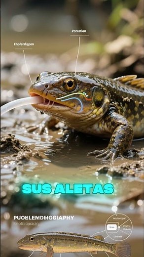 “El pez que puede vivir fuera del agua” #sabiasque #datoscurisos #documentalcorto