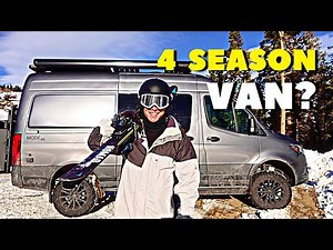 Winter Van Life in our Storyteller Overland Stealth MODE 4x4