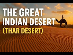 The Great Indian Desert (Thar Desert) | Geography, Climate, Wildlife & Culture Explained |
