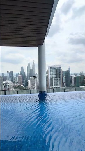 Infinity pool view Kuala Lumpur