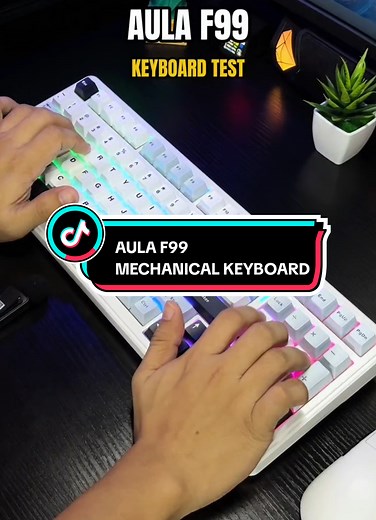 AULA F99: Wireless Mechanical Keyboard Test
