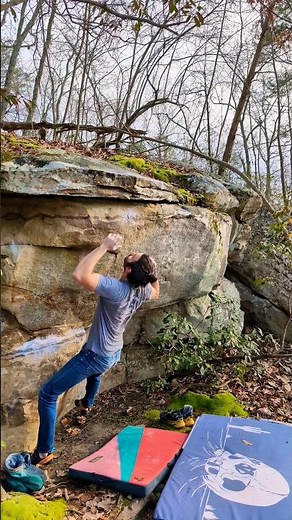 Dwarf Toss 🤏 - Rocktown - Georgia #bouldering