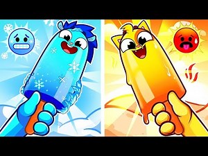 ☀️❄️ Hot and Cold Song! | Safety Rules for Kids | Kids Songs And Nursery Rhymes by Baby Zoo Karaoke