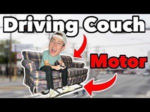 I Made a Remote Controlled Driving Couch