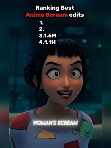 Ranking Best Anime Scream edits