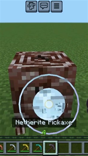Which ore block broke faster 👀 #shorts​ #minecraftshorts​ #shortsfeed​ #viral​