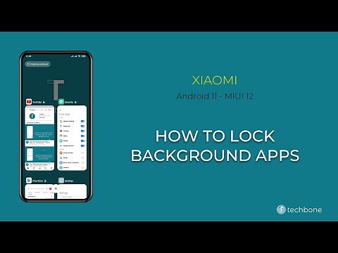 How to Lock Background apps - Xiaomi [Android 11 - MIUI 12]
