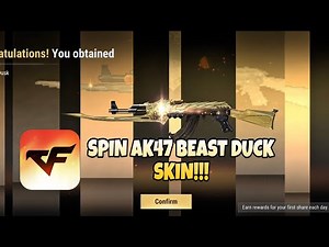 SPIN AK47 BEAST DUCK SKIN - CROSSFIRE LEGENDS MOBILE #crossfirelegends