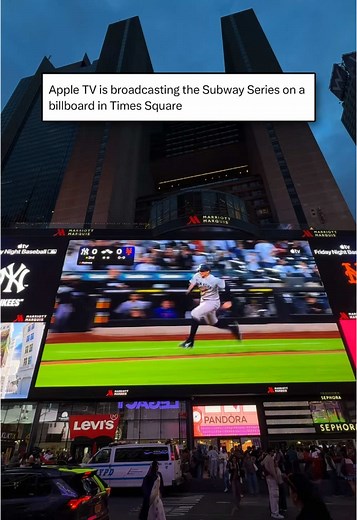 Subway Series Takeover in Times Square by Apple TV