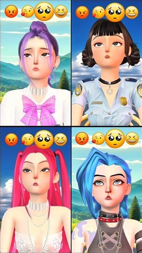 Beautiful Expression❓🤔 Face Expression Challenge😍😍 #kpopdemonhunters #zepeto