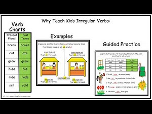 Why Teach Kids Irregular Verbs: