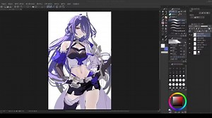 角色插画塑造绘画过程 RITY_哔哩哔哩_bilibili