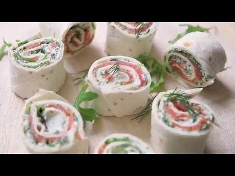 15-Minuten Lachs-Frischkäse-Röllchen