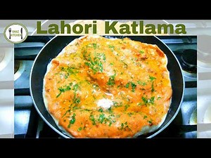 Lahori Katlama_Shab e Barat Special Recipe|Katlama Pakistani Street Food (In Urdu) By Shaz Kitchen