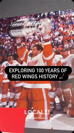 Some traditions just stick 🏒 “Detroit Red Wings at 100: Becoming Hockeytown” celebrates a century of memories, milestones, and magic 🔥 | WDIV Local 4 / ClickOnDetroit