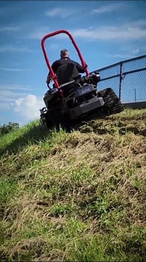 HOLD THE HILL with the Altoz TRX Tracked Zero-Turn Mower. See stability in action.