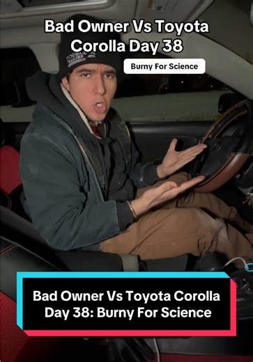 Toyota Corolla Durability Test: Day 38 Experiment