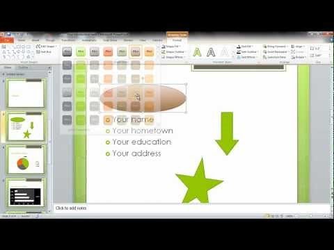 How to move, rotate, resize and format shapes in PowerPoint