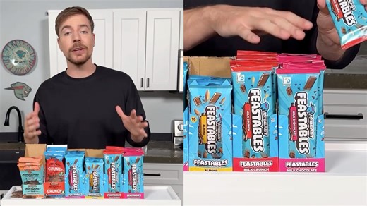 MrBeast introduces Feastables v3 with new upgraded package design