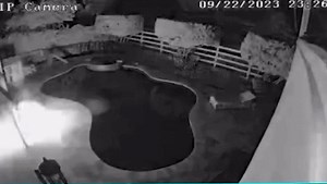 Vandals caught on surveillance throwing exploding fireworks at Parkland home