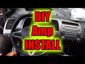 HOW TO INSTALL A AMPLIFIER TO YOUR CAR