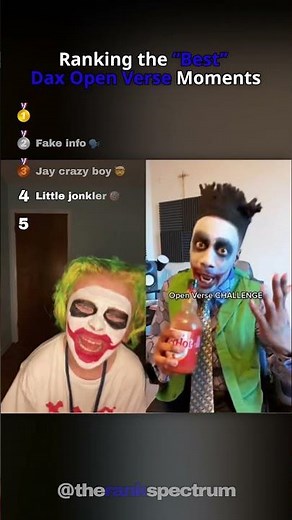 Ranking the “Best” Dax Open Verse Moments😂