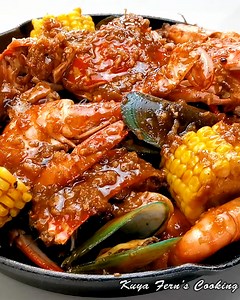 "Seafood Boil with Spicy Garlic Butter Cajun Sauce"!!! | Kuya Fern's Cooking