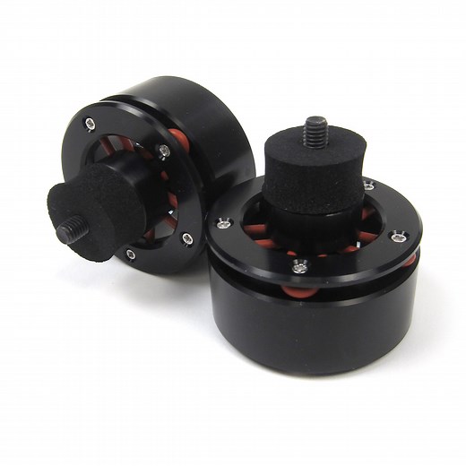 Isonoe: Isolation System - Turntable Feet (4 Units) - Black