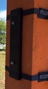 Mounting a TV on a gazebo pillar