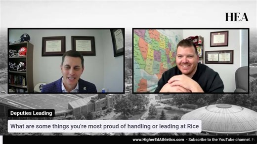 Eric George: Rice Assistant Vice President & Deputy Athletic Director | Travis Smith