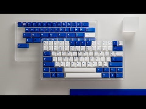 PBTfans Klein Blue R3/Modern Japanese Desko/Tofu TKL