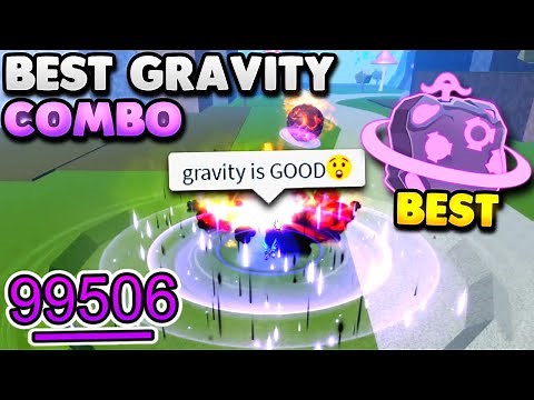 I Used The BEST GRAVITY Combo To BOUNTY HUNT With In Blox Fruits...