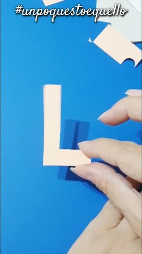 COME FARE "L" CON LA MINI ALPHABET #shorts #scrapbooking #tutorial