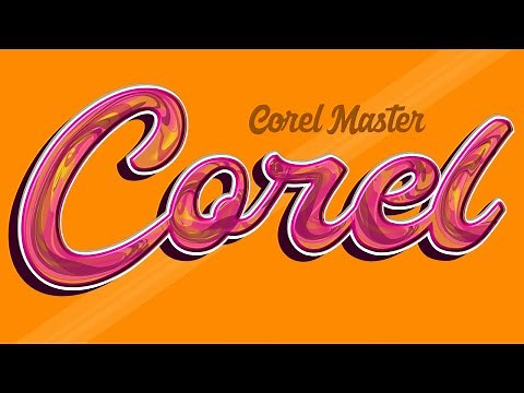 CorelDraw Tutorial: Marble Text effect
