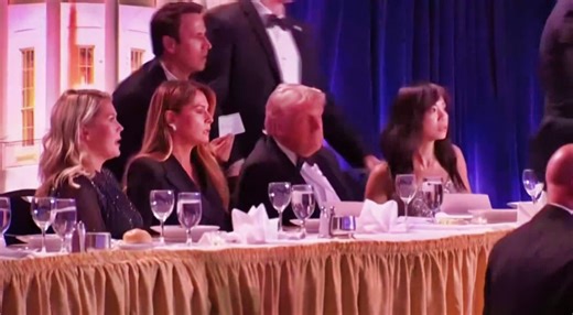 New Dramatic Video Shows President Trump Rushed Off Stage by Secret Service at White House Correspondents’ Dinner After Gunshot Reports