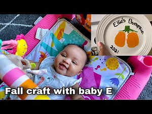 Baby fall crafts | Bumpkin plate