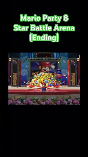 Mario Party 8 Star Battle Arena Ending #shorts #gaming #star