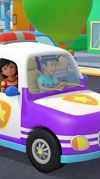 Wheels on the Police Car Song for Babies #nurseryrhymes #vehicle #rescue